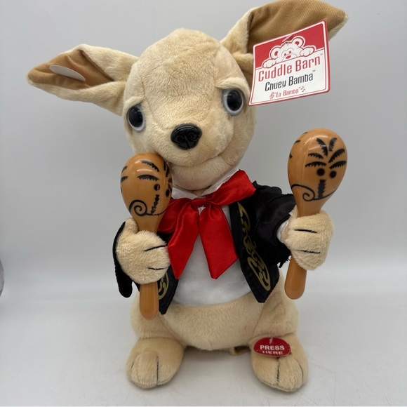 Cuddle Barn Chihuahua Plush with Maracas - Picture 1 of 9